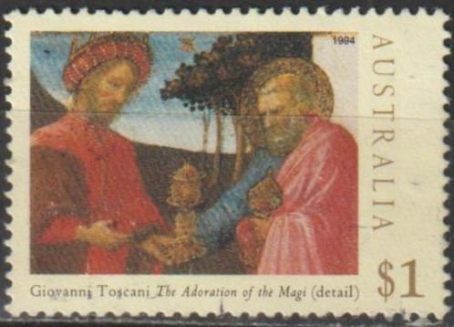 1456. Australie 1437 gest. Kerst, Postzegels en Munten, Postzegels | Oceanië, Gestempeld, Verzenden