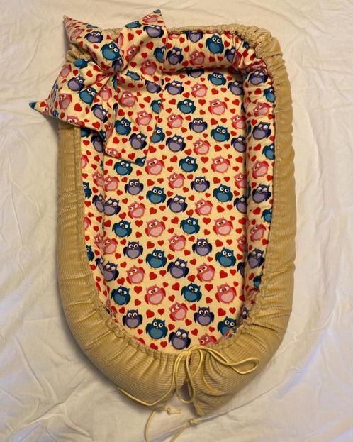 Babynestje gele uiltjes/goudgeel met tuttepopje, Kinderen en Baby's, Dekens, Slaapzakjes en Inbakerproducten, Nieuw, Overige typen