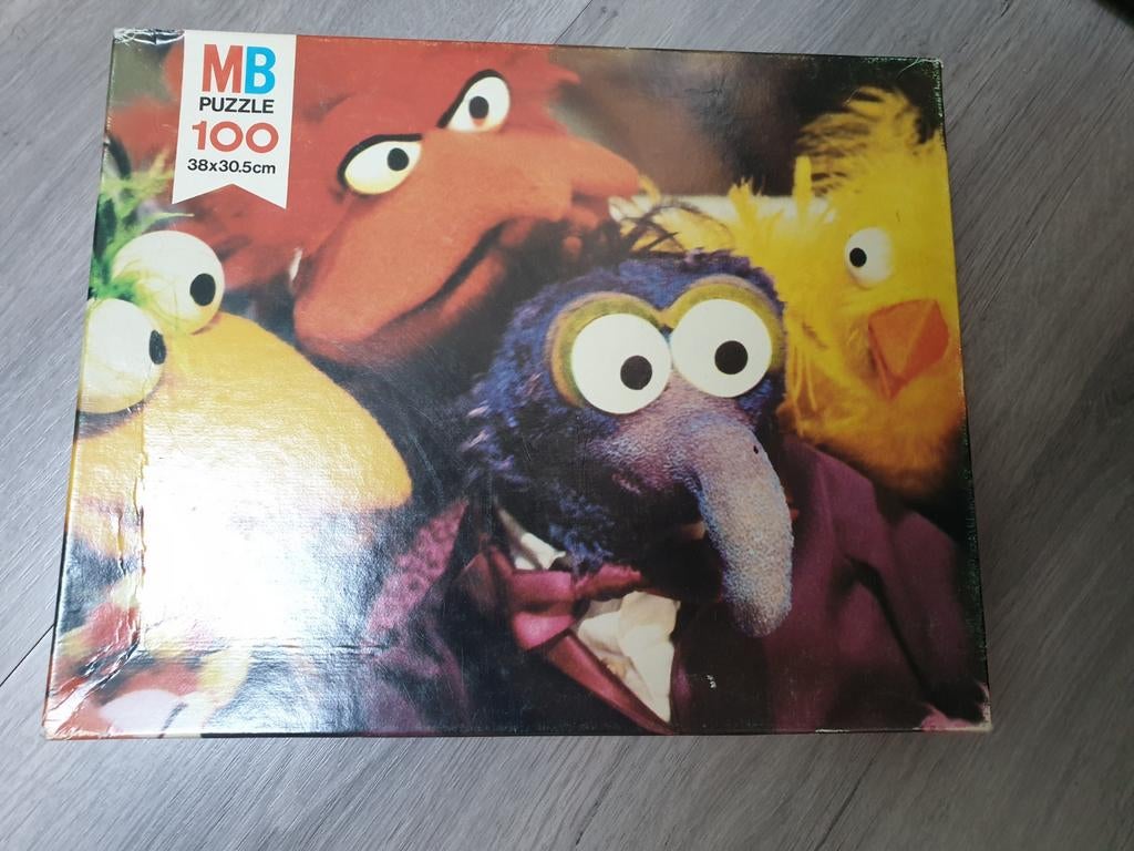 Vintage puzzel muppetshow, Ophalen of Verzenden, Gebruikt