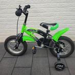 2cycleMX kinderfiets groen/zwart 12 inch, Ophalen, BMX, Zijwieltjes, Gebruikt