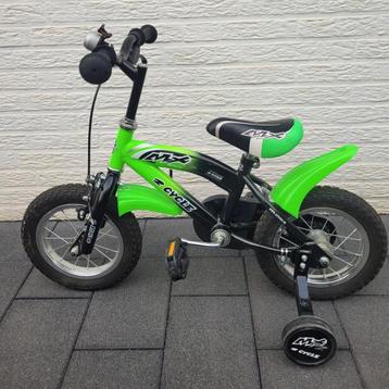 2cycleMX kinderfiets groen/zwart 12 inch  beschikbaar voor biedingen