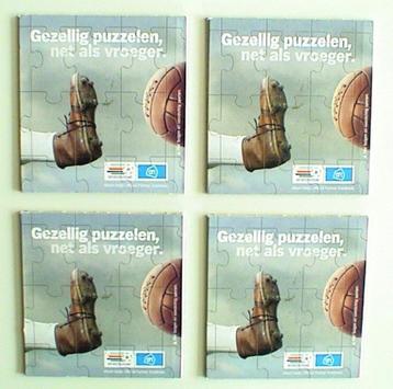 24 AH Eredivisie voetbal puzzelstukjes 2009, NIEUW  beschikbaar voor biedingen