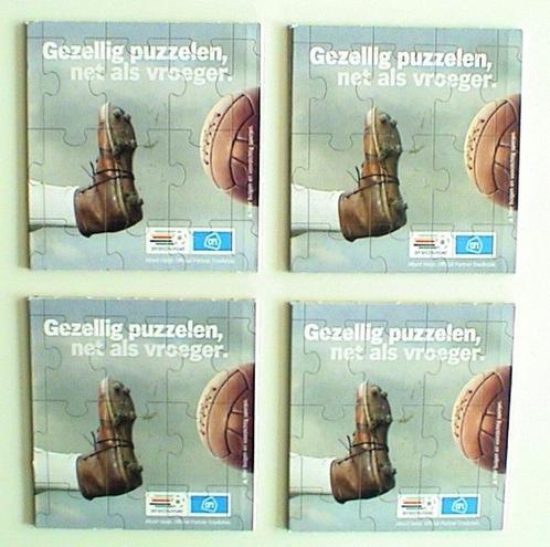 24 AH Eredivisie voetbal puzzelstukjes 2009, NIEUW, Verzamelen, Supermarktacties, Albert Heijn, Ophalen of Verzenden