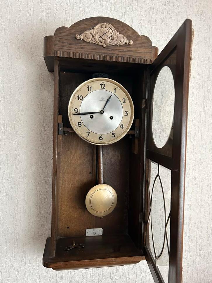 Antieke Junghans Klok - Prachtig Exemplaar!, Antiek en Kunst, Antiek | Klokken, Ophalen