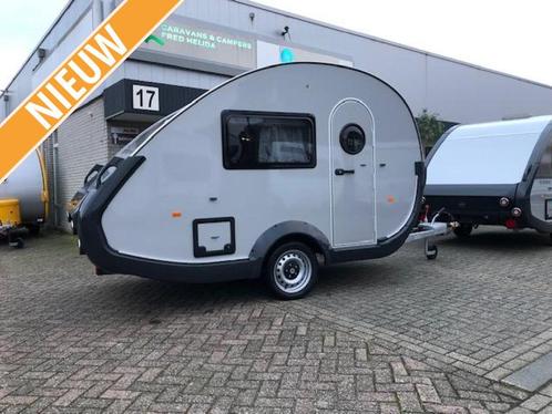 T@B Basic 320 2025 hordeur,stabiliator, kachel 19100,-, Caravans en Kamperen, Caravans, Particulier, 500 - 750 kg, Rondzit, T@b