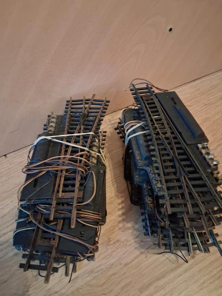 Partij gebruikte fleischmann wissels, Hobby en Vrije tijd, Modeltreinen | H0, Gebruikt, Rails, Gelijkstroom of Wisselstroom, Overige merken