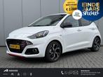 Hyundai i10 1.0 T-GDI N Line 5-zits / 90 PK / Navigatie / Ac, Auto's, Hyundai, Voorwielaandrijving, Stof, Euro 6, Wit