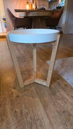 bijzet tafeltje salontafeltje, Minder dan 55 cm, Gebruikt, Rond, Ophalen