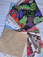 100 patchwork lapjes, katoen 20x20 cm, Hobby en Vrije tijd, Stoffen en Lappen, Ophalen of Verzenden, Zo goed als nieuw, 30 tot 120 cm