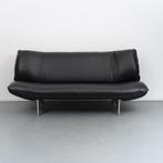 2x Leolux Tango 2 zits bank zwart leder (glad/soepel), Niet ingevuld, Niet ingevuld, Leer, Ophalen of Verzenden