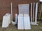 stelling schappen 4,50 meter, Ophalen of Verzenden, 'T Olde Gre-j, Info@toldegrej.nl, Endepoelstraat 20f Didam