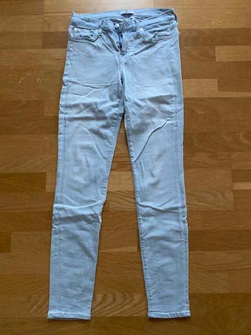 7 for all mankind the skinny maat 30 lichtblauw, Kleding | Dames, Spijkerbroeken en Jeans, Gedragen, W28 - W29 (confectie 36)