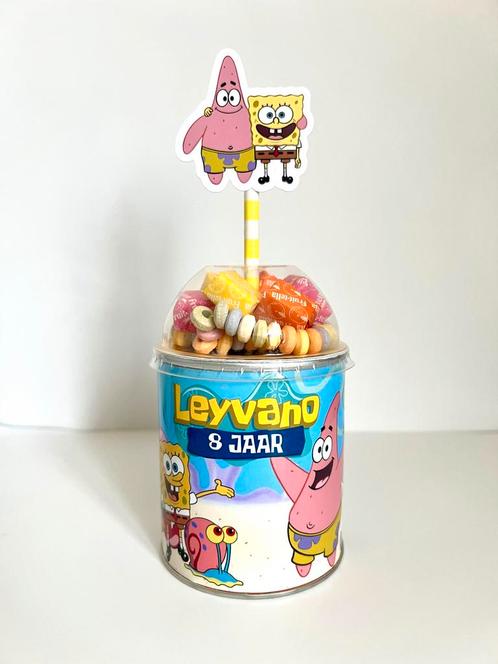 SpongeBob Pringles traktatie, Hobby en Vrije tijd, Feestartikelen, Nieuw, Verjaardag, Verzenden