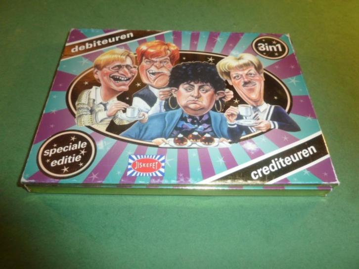 Jiskefet Debiteuren Crediteuren Speciale editie 3 dvd-box, Cd's en Dvd's, Dvd's | Cabaret en Sketches, Zo goed als nieuw, Tv-programma of Sketches