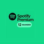 spotify premium 12 maanden, Tickets en Kaartjes, Kortingen en Cadeaubonnen, Eén persoon, Cadeaubon, Overige typen