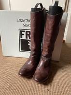 Donker bruine leren laarzen Frye mt 7 valt als 37 / 37,5, Kleding | Dames, Schoenen, Frye, Hoge laarzen, Bruin, Zo goed als nieuw