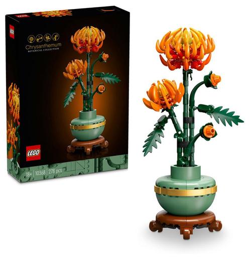 LEGO Icons 10368 Chrysant 278 delig, Kinderen en Baby's, Speelgoed | Duplo en Lego, Nieuw, Lego, Complete set, Ophalen of Verzenden