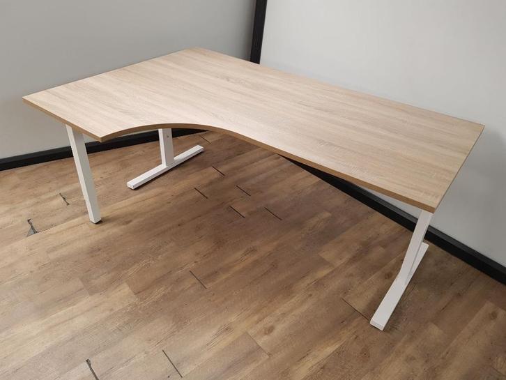 Wingbureau - hoekbureau - 180x120/60x80cm - diverse kleuren, Huis en Inrichting, Bureaus, Zo goed als nieuw, In hoogte verstelbaar