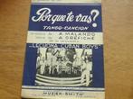 PORQUE TE VAS ?, Muziek en Instrumenten, Bladmuziek, Gebruikt, Ophalen of Verzenden, Accordeon