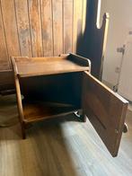 Houten Nachtkastjes eiken 2 stuks, Ophalen, Gebruikt, Minder dan 45 cm, Minder dan 55 cm