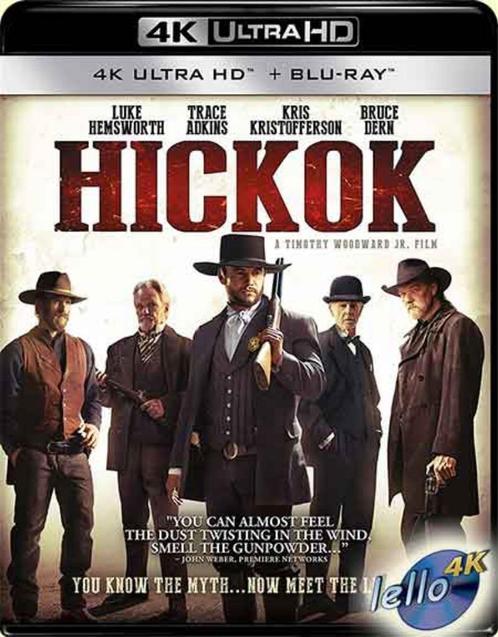 Blu-ray 4K: Hickok (2017 Luke Hemsworth, Kris Kristofferson), Cd's en Dvd's, Blu-ray, Nieuw in verpakking, Actie, Ophalen of Verzenden