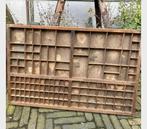 Oude houten letterbak. Letterlade, Ophalen of Verzenden