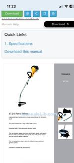 Stiga ST 210 bosmaaier, Tuin en Terras, Bosmaaiers, Ophalen, Benzine