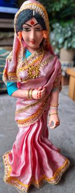 Vintage Indiase Pop in Sari handgemaakt met oog voor detail, Ophalen of Verzenden