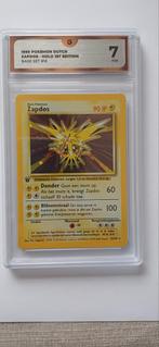 Zapdos 1st Edition Holo - Base Set - NM, Hobby en Vrije tijd, Verzamelkaartspellen | Pokémon, Ophalen of Verzenden, Zo goed als nieuw
