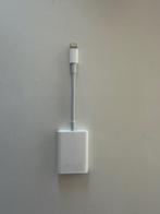 ORIGINEEL Apple Lightning SD kaart Adapter Iphone en Ipad, Ophalen of Verzenden, Zo goed als nieuw, Overige typen, Apple iPhone
