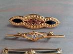 retro BROCHES  en hanger, Ophalen of Verzenden, Gebruikt, Overige materialen, Met edelsteen