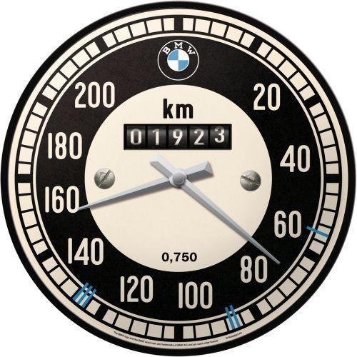 BMW kilometer teller logo reclame wandklok wanddeco klok, Ophalen of Verzenden, Nieuw, Auto's
