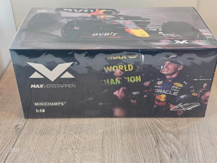 max verstappen 1:18 world champion 2022 japan rb18, Verzamelen, Automerken, Motoren en Formule 1, Nieuw, Formule 1, Ophalen of Verzenden