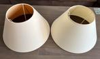 Twee mooie nieuwe lampenkappen., Huis en Inrichting, Lampen | Lampenkappen, Ophalen, Crème, Rond, Nieuw