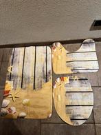 Nieuw, badkamer mat voor wc en douche, Ophalen of Verzenden, Nieuw, Grijs, Badmat