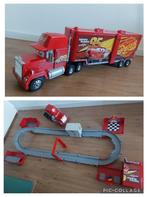 Disney Cars Mack Super truck transformeerbare Racebaan, Ophalen, Gebruikt