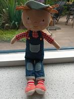 Boer of jongen van Hema rood wit geruite blouse jeanspet, Kinderen en Baby's, Speelgoed | Knuffels en Pluche, Ophalen of Verzenden