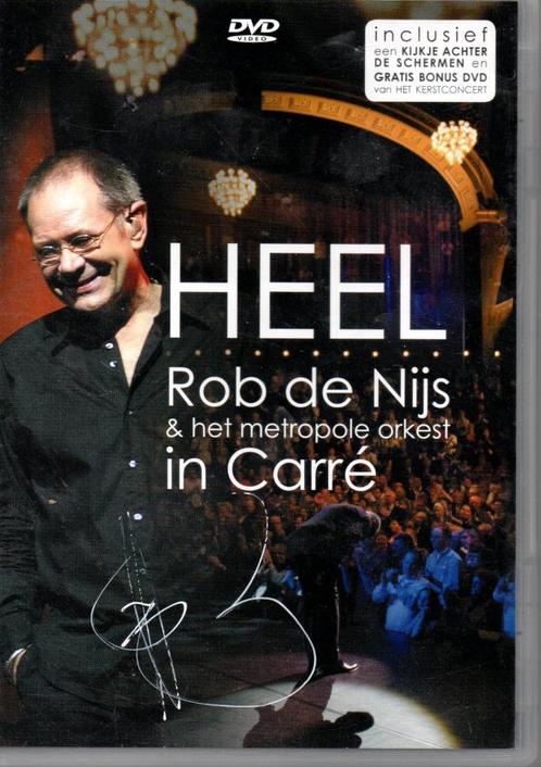 Rob de Nijs Heel in Carré + bonus DVD Kerstconcert, Cd's en Dvd's, Dvd's | Muziek en Concerten, Gebruikt, Muziek en Concerten