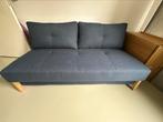Innovation Living Cubed slaapbank/sleep couch eik 168x98cm, Ophalen, Blauw, Tweepersoons, Zo goed als nieuw