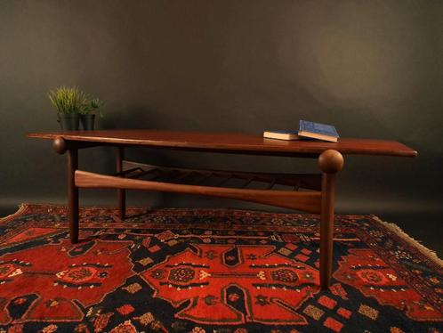 Exclusieve Vintage Midcentury Salontafel, Huis en Inrichting, Tafels | Salontafels, Gebruikt, Minder dan 50 cm, 50 tot 100 cm