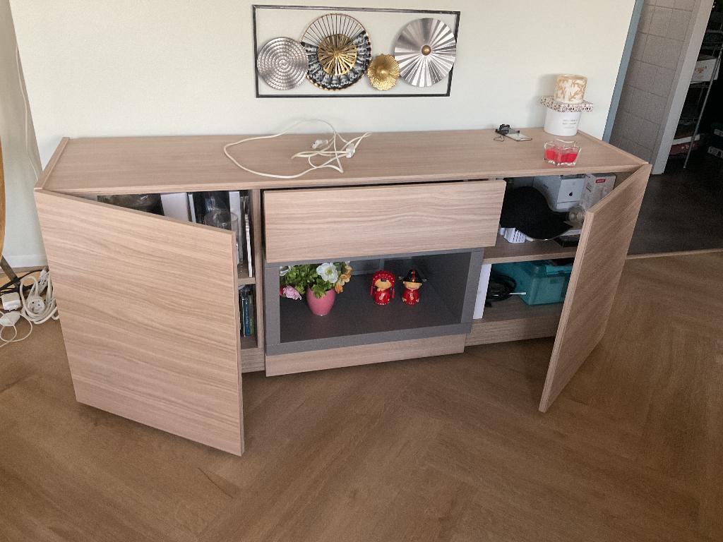 TV meubel, Huis en Inrichting, Kasten | Televisiemeubels, Ophalen, 150 tot 200 cm, Zo goed als nieuw, Minder dan 100 cm