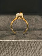Nieuwe gouden solitaire ring met VS1 diamant van 2.00ct!, Sieraden, Tassen en Uiterlijk, Ringen, Nieuw, Ophalen of Verzenden, 17 tot 18