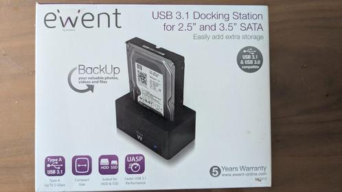 Ewent EW7012 docking station., Computers en Software, Harde schijven, Nieuw, Laptop, SATA, Ophalen of Verzenden