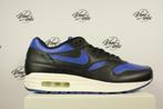 Nike Air Max 1 ID Black Blue Royal - 43, -, Blauw, -, Nieuw