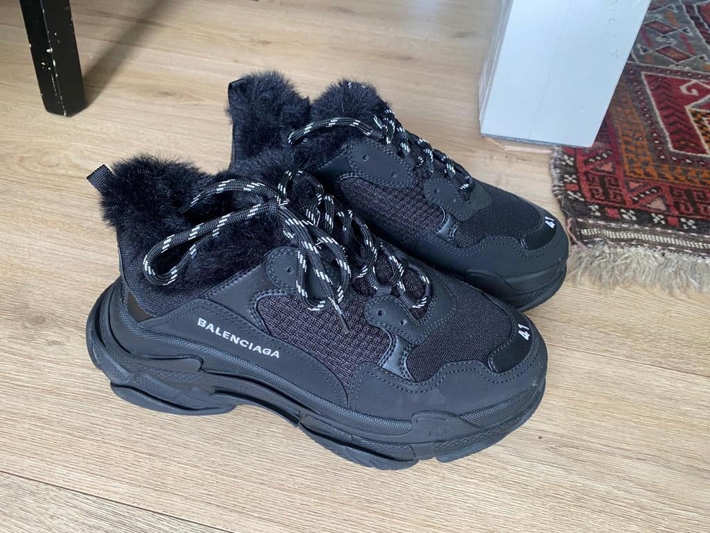 Balenciaga Triple S - Maat 41, Kleding | Heren, Schoenen, Ophalen of Verzenden, Zo goed als nieuw, Zwart, Sneakers of Gympen