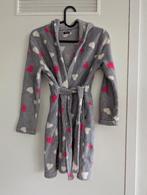 Ochtendjas / badjas met hartjes - maat 140 / 10 jaar, Nacht- of Onderkleding, Meisje, Ophalen of Verzenden, Zo goed als nieuw