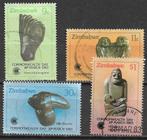Zimbabwe 1983 Commonwealth Day sculpturen, Verzenden, Zimbabwe, Gestempeld