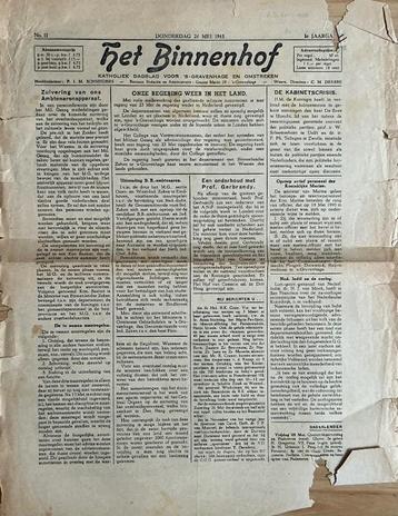 Het Binnenhof, 24 mei 1945 (ook nog andere data). beschikbaar voor biedingen