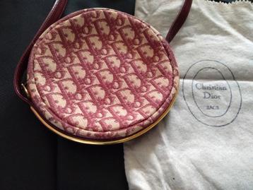Vintage Christian Dior Rond Tasje Jaren 80 beschikbaar voor biedingen