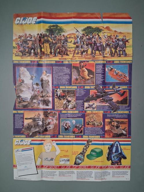 GI Joe posters origineel jaren 80, Verzamelen, Speelgoed, Gebruikt, Ophalen of Verzenden